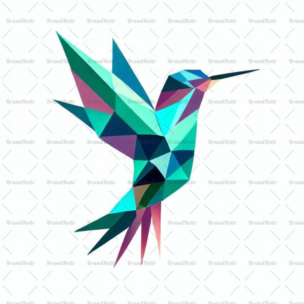 Geometrischer Kolibri